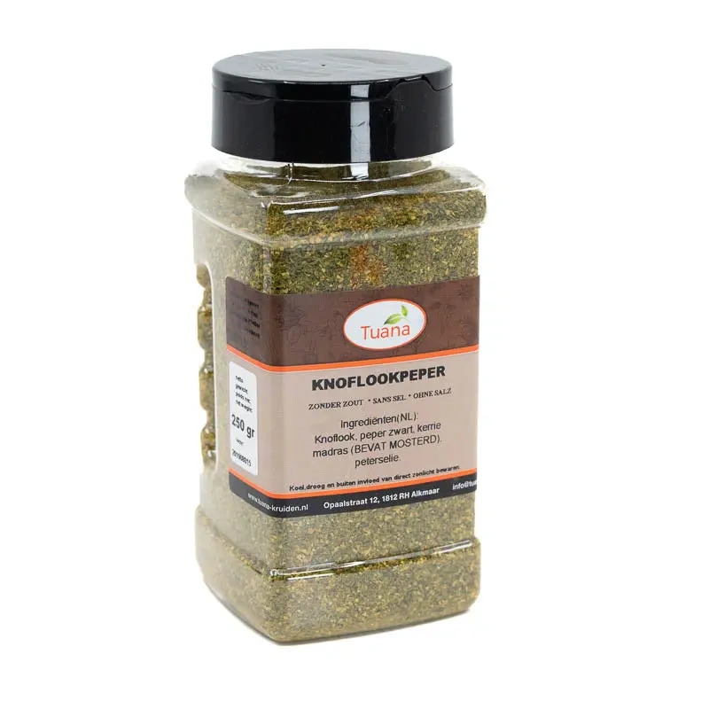 Knoflook Peper Strooibus 180 gram