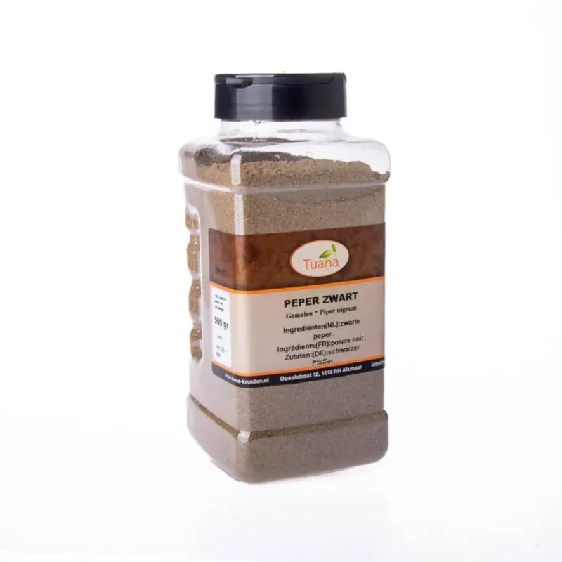 Peper Zwart Gemalen Strooibus 170 gram