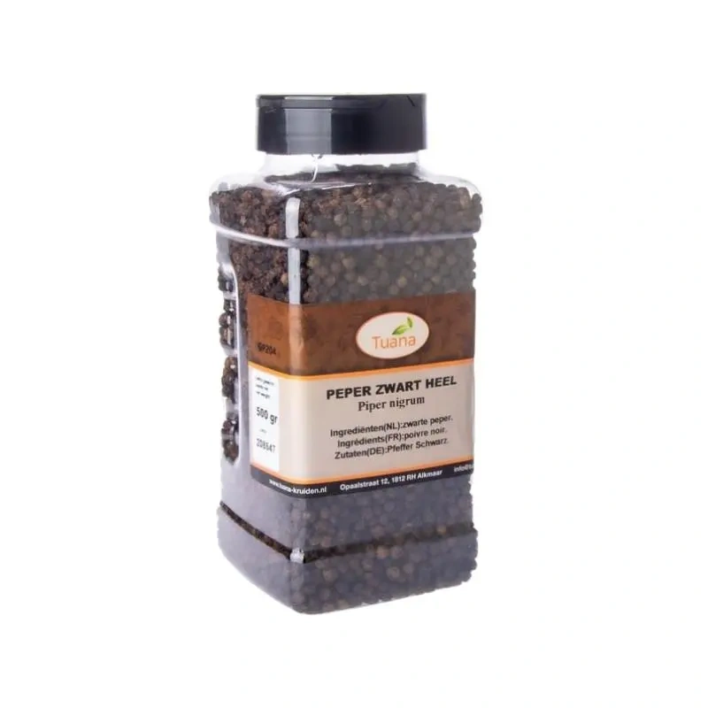 Zwarte Peper (Heel) Strooibus 500gram