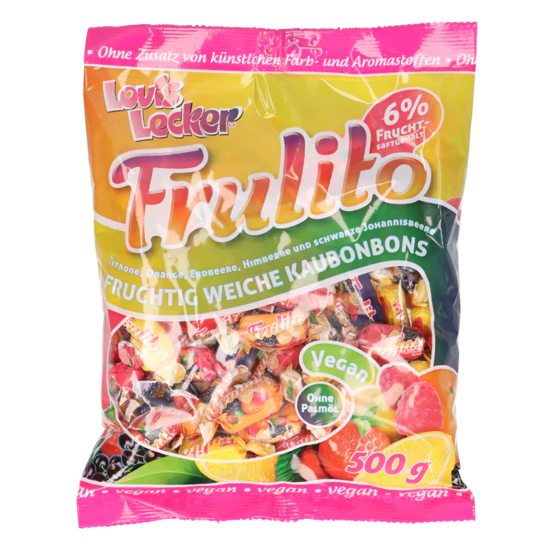 L.L. Frulito snoep extra fruitig, 500g