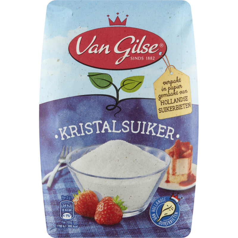 Van Gilse Kristalsuiker 1kg